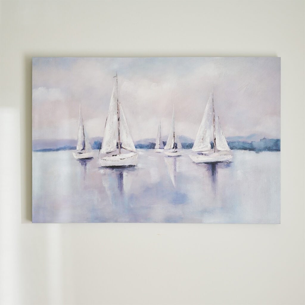 obraz z żaglówkami