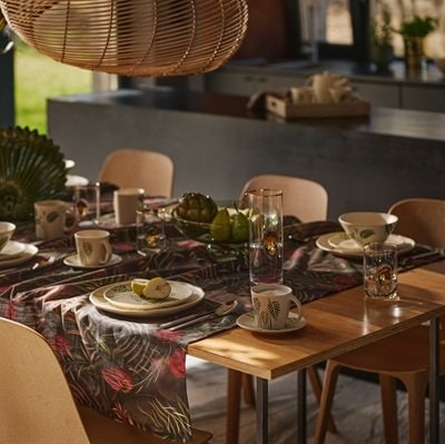 egzotyczne dekoracje stołu