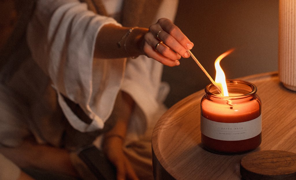 domowe spa - świece zapachowe