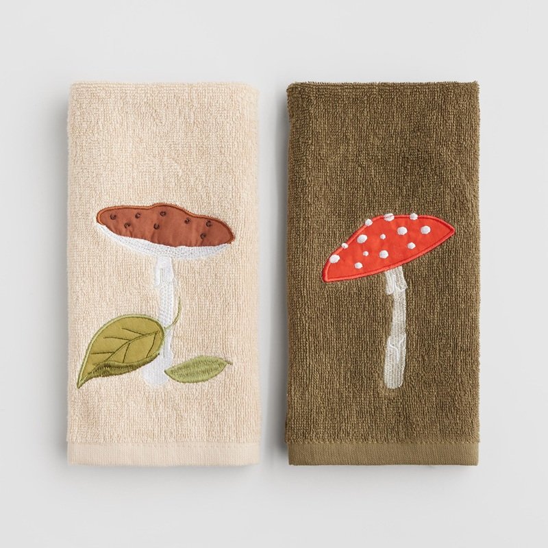 ręczniki kuchenne - grzyby