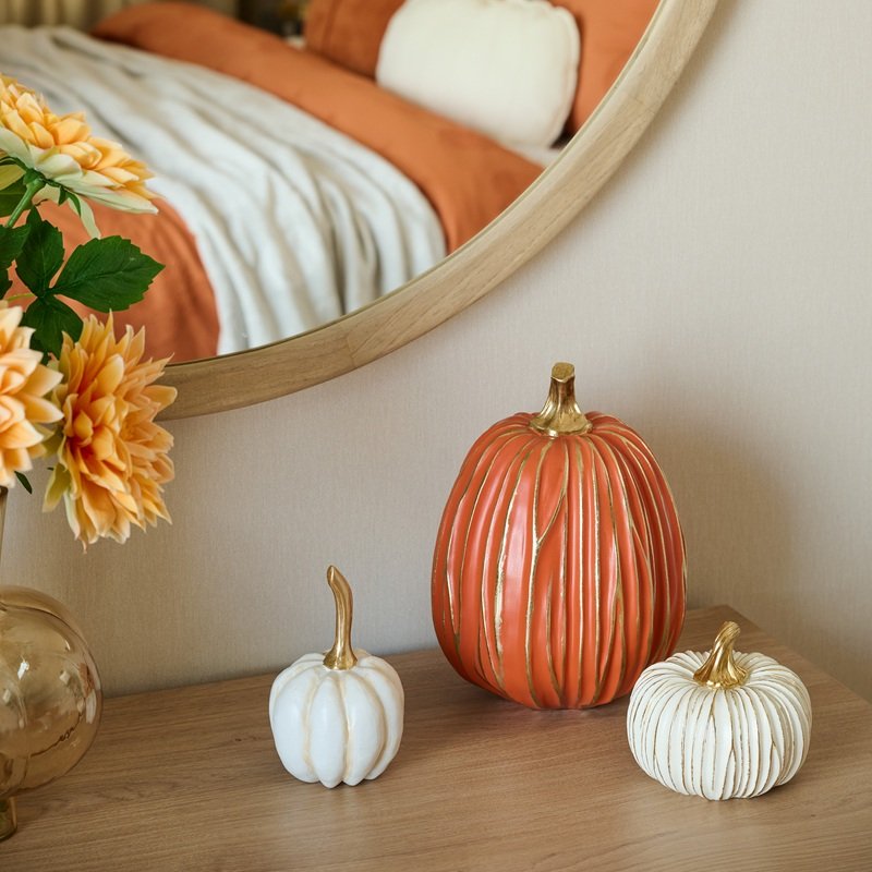 dekoracyjne figurki dyni