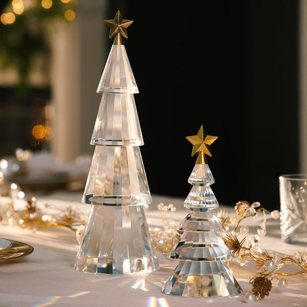 szklane figurki choinek 