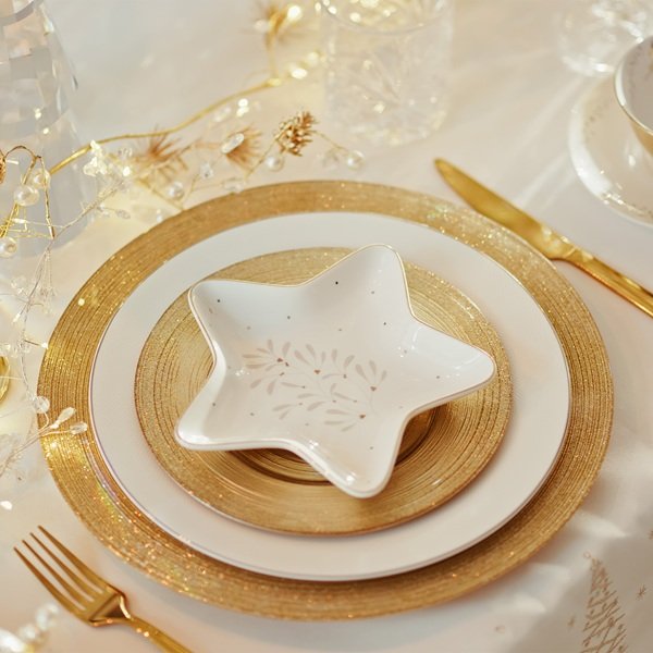 swiateczna zastawa i dekoracje glamour