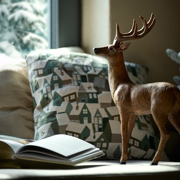 świąteczne dekoracje - drewniana figurka