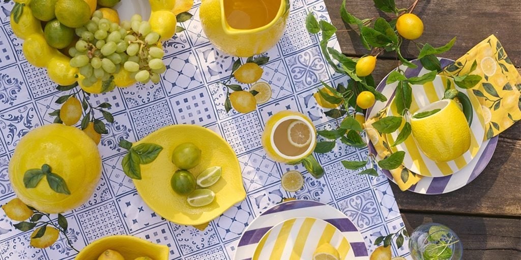 dekoracje_w_cytryny letnia aranżacja wnętrz